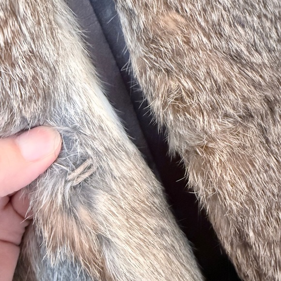 Kookai Rabbit Fur Coat - Picture 4 of 8
